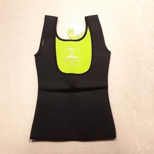 Redu Shaper Womans Neoprene Sauna Vest Small Black Neoslim Smart Fabric